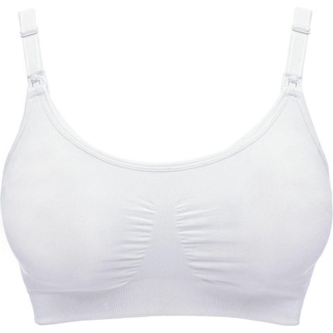 Medela 3-in-1 Borstvoedings- en Afkolfbeha Wit Maat S | 1 stuk