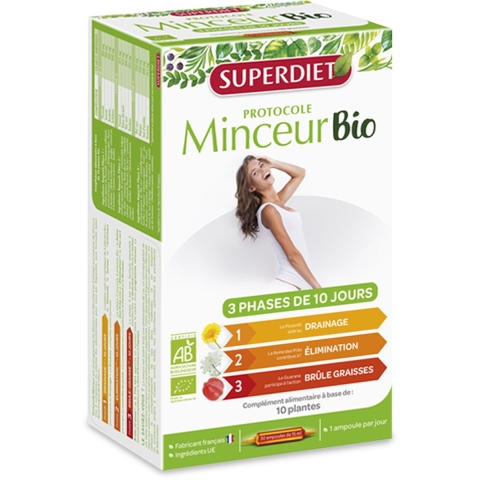 Superdiet Protocol Afslanking Bio | 30 x 15 ml
