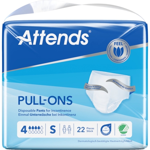 Attends Pull-Ons 4 S | 22 stuks