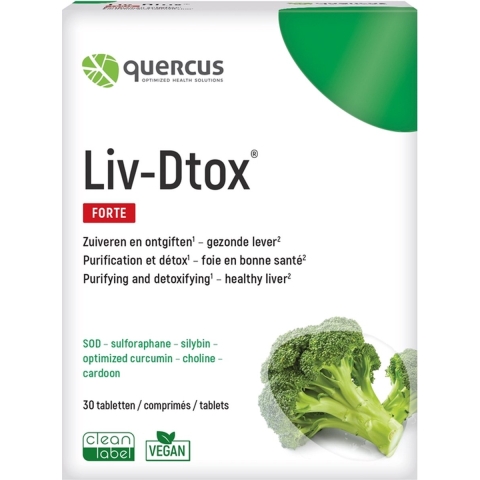 Quercus Liv-Dtox Forte | 30 tabletten