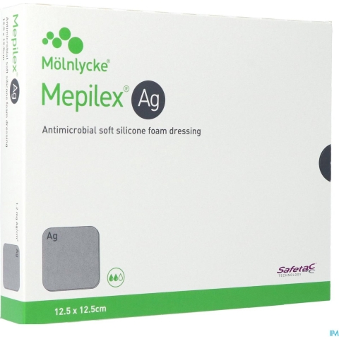 Mepilex Ag Schuimverband 12,5 x 12,5 cm | 5 stuks