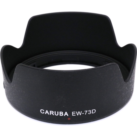 Caruba EW-73D Zonnekap Zwart voor Canon RF 24-105/4-7.1 IS STM