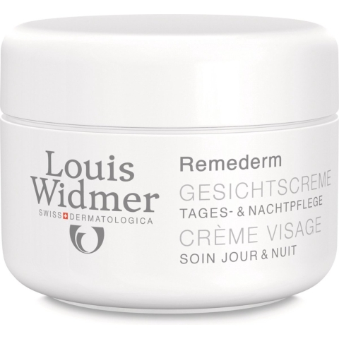 Louis Widmer Remederm Dry Skin Gezichtscrème (zonder Parfum) | 50 ml