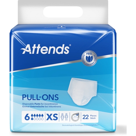 Attends Pull-Ons 6 XS | 22 stuks