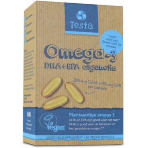 Testa Omega-3 Algenolie DHA + EPA | 60 capsules