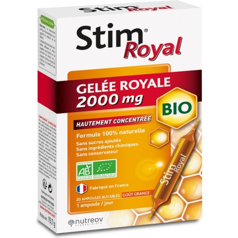 Nutreov Stim Royal Koninginnenbrij 2000 mg Bio | 20 ampullen