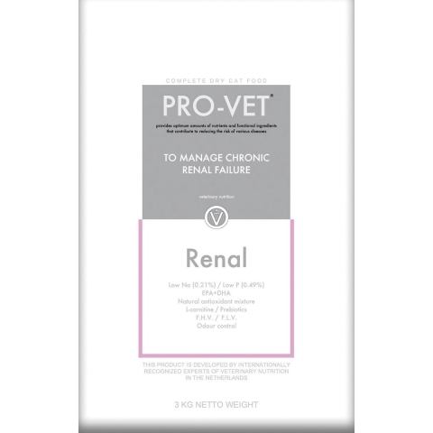 Pro-Vet Renal dieetvoeding 3 kg