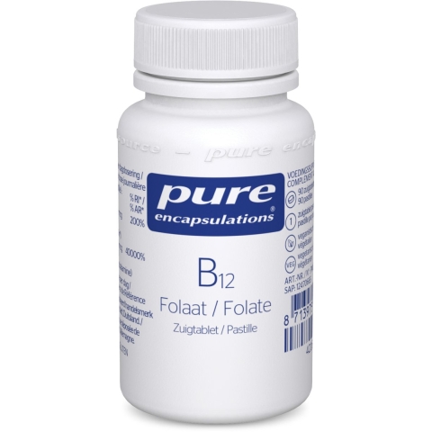 Pure Encapsulations B12 Folaat | 90 zuigtabletten
