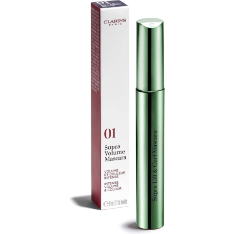 Clarins Supra Lift&Curl Mascara 01 Intense Black | 8 ml