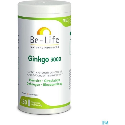 Be-Life Ginkgo 3000 | 180 capsules