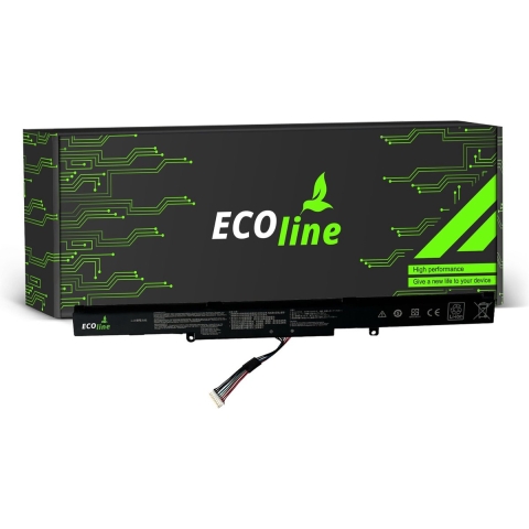 EcoLine - A41N1501 Batterij Geschikt voor de Asus ROG GL752 GL752V GL752VW  Asus VivoBook Pro N552 N552V N552VW N552VX N752 N752V N752VX / 15V 3200mAh