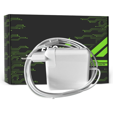 EcoLine - Oplader / AC Adapter - Geschikt voor de Apple Macbook 15 A1286 17 A1297 - Magsafe - 18.5V 4.5A 85W