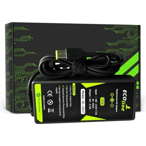 EcoLine - Oplader / AC Adapter - Geschikt voor de Lenovo IdeaPad Gaming L340-15 L340-17 15ARH05 15IMH05 Legion Y520 Y530 - 20V 6.75A 135W