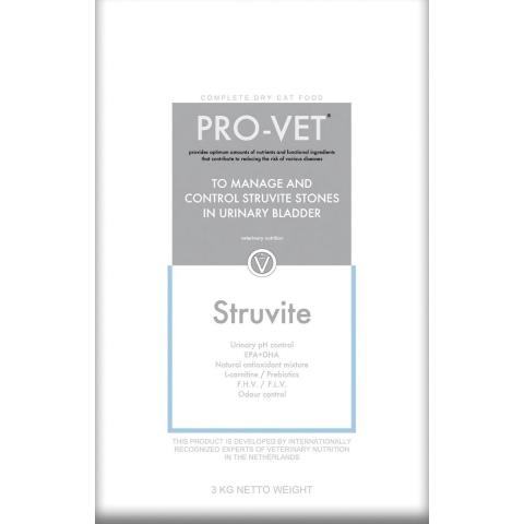 Pro-Vet Struvite dieetvoeding 3 kg