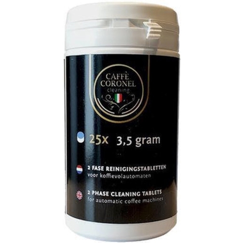 1x - Caffè Coronel 2-Fase reinigingstabletten 25st