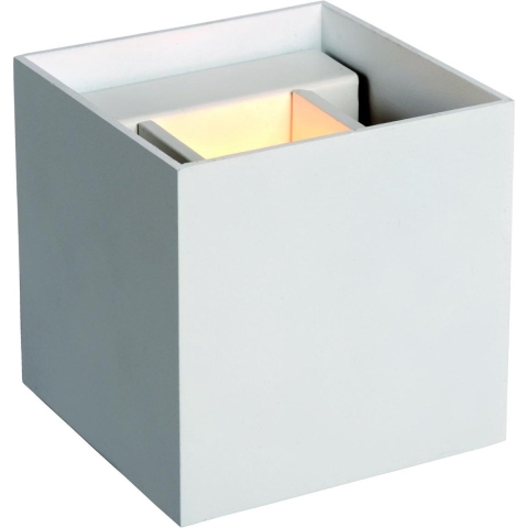 Lucide Axi Wandlamp LED Vierkant Badkamer IP54 Wit