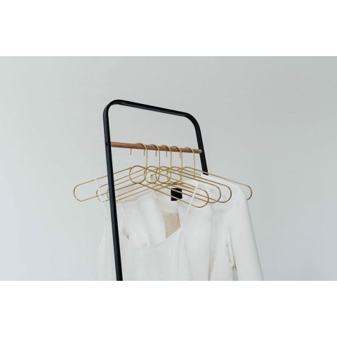 Puik Loop Kledinghanger Goud Set Van 3