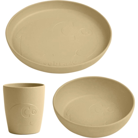Sebra Mums Diner Set Van 3 Wheat Yellow