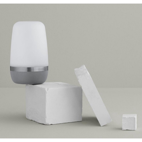 Blomus Spirit Tafellamp S LED Oplaadbaar Warm Gray