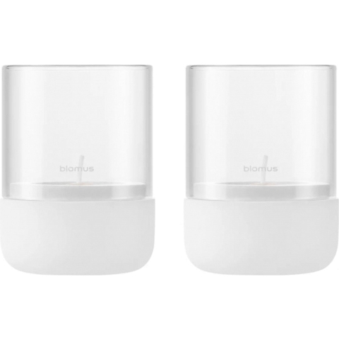 Blomus Calma Waxinelichthouder Set Van 2 Extra Small Wit