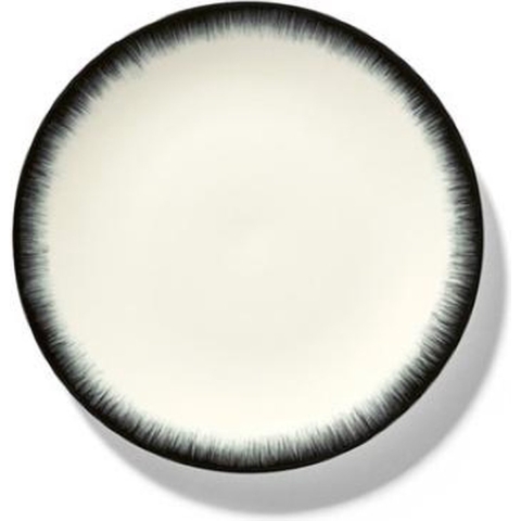 Serax Dé Tableware By Ann Demeulemeester Ontbijtbord Ø17,5 White/black 3