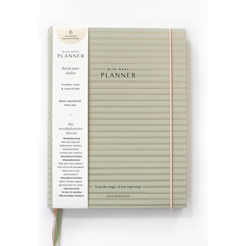 Mijn week planner - Leukigheidjes - Groen