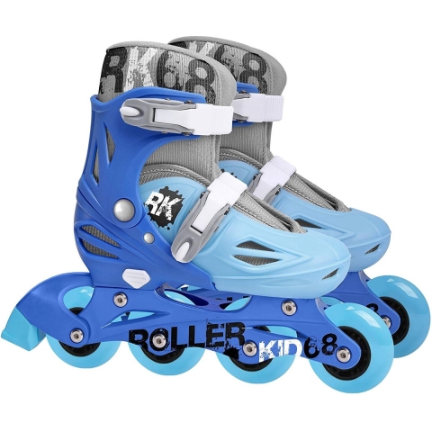 Skids Control Inline Skates Verstelbaar Lichtblauw maat 30 33
