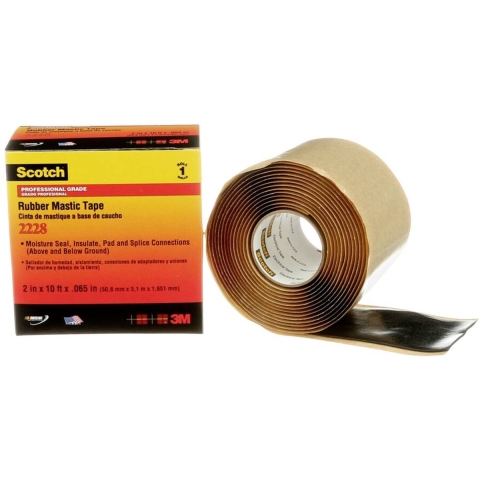 Scotch Scotch™ 2228 SCOTCH2228-50.8X3 Reparatietape Scotch 2228 Zwart (l x b) 3.1 m x 50 mm 1 stuk(s)