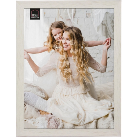 Haes Deco Kunststof fotolijst Brion creme voor 1 foto formaat 30x40 - SP14540