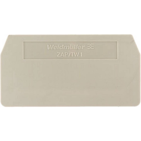 Weidmüller 1608740000-50 Afsluitplaat Beige 50 stuk(s)