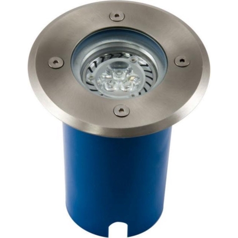 Heitronic Potsdam 36850 Vloerinbouwlamp GU10 LED 7 W Zilver