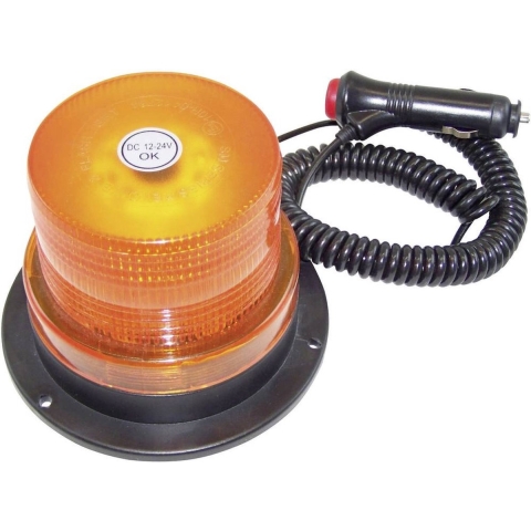 Berger & Schröter Zwaailicht 20200 12 V, 24 V werkt op boordnet Magneetbevestiging, Schroefmontage Oranje