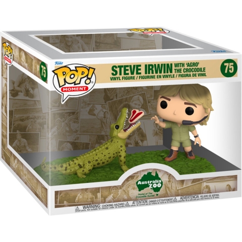 Australia Zoo Funko Pop Vinyl: Steve Irwin with Agro the Crocodile