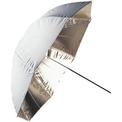Falcon Eyes Flitsparaplu UR-32G Goud/Wit 80 cm