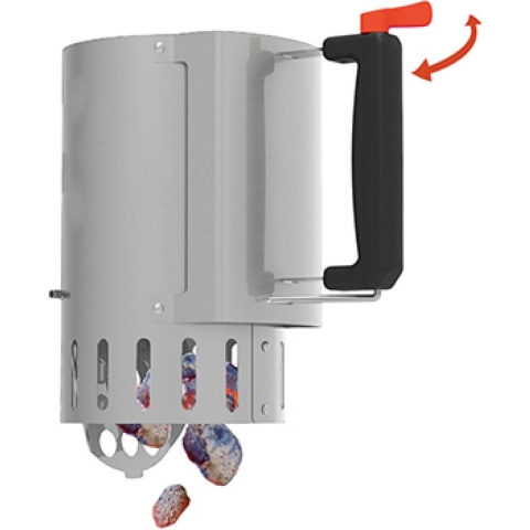 Barbecook Charcoal starter with safe drop stainless steel