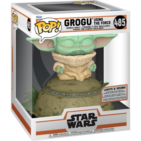 Star Wars The Mandalorian Funko Pop Vinyl: Grogu using the Force