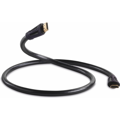 QED: Performance HDMI 0.6M HS met Ethernet - Zwart