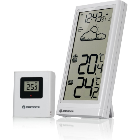 BRESSER Meteo Temp weerstation (wit)