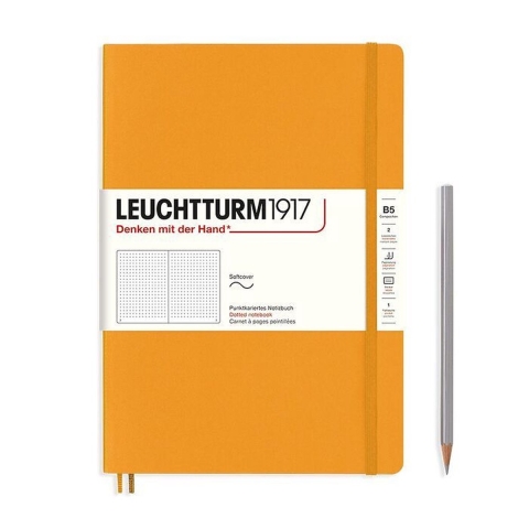 Leuchtturm Rising Sun, Softcover, Composition (B5), 123 p., dotted