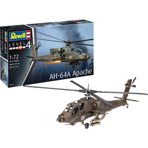 Revell 1/72 AH-64A Apache model-set