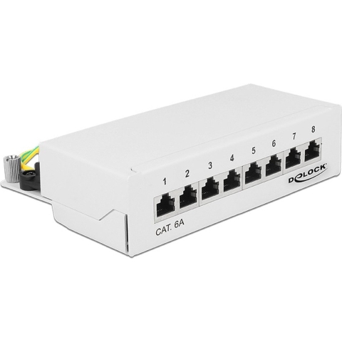 Desktop Patch Panel 8 Port Cat.6A Patchpaneel