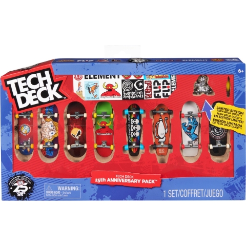 Tech Deck - 25th Anniversary 8-Pack Speelgoedvoertuig