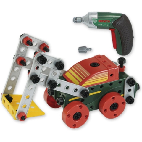 Multi-Tech constructieset met Bosch Ixolino schroevendraaier Kindergereedschap