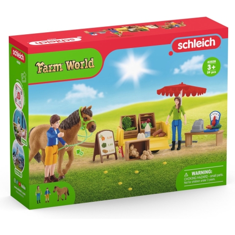 Farm World - Mobiele farmstand Speelfiguur