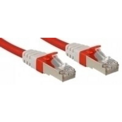 LINDY 45389 RJ45 CAT 6A S/FTP 7.50 m Rood 1 stuk(s)