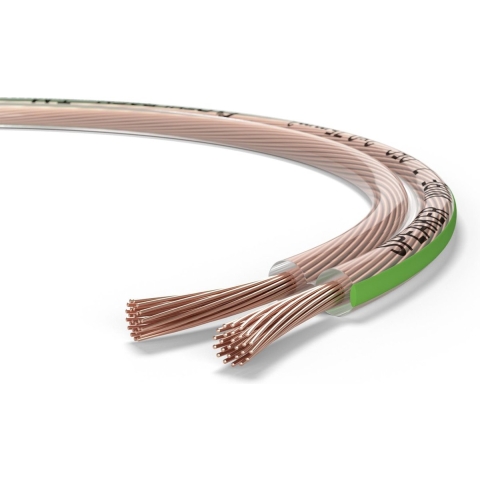 Oehlbach 202 Luidsprekerkabel 2 x 0.75 mm² Transparant 20 m