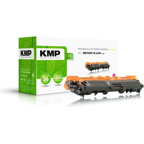 KMP Tonercassette vervangt Brother TN-242M, TN242M Compatibel Magenta 1400 bladzijden B-T59A