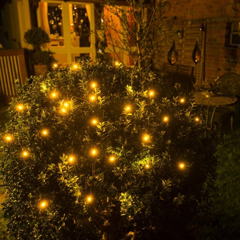 Konstsmide Lichtnet Buiten 24 V Energielabel: G (A - G) 32 LED Barnsteen