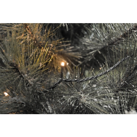Konstsmide 3614-800 Micro-lichtketting Buiten Energielabel: G (A - G) werkt op het lichtnet Aantal lampen 80 LED Barnsteen Verlichte lengte: 13.4 m