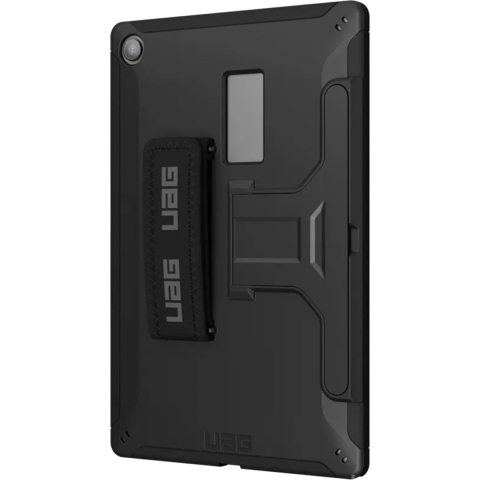 Urban Armor Gear Scout Handstrap & Kickstand Case Back cover Zwart Tabletcover